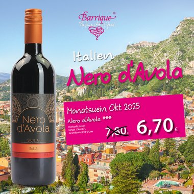 Nero d'Avola - Monatswein